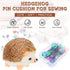 101 Pcs Hedgehog Sewing Pincushion Kit Pin Cushions for Sewing Cute Hedgehog Pincushion Butterfly Flat Head Straight Pins DIY Crafts Set Needle Cu...