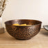 GoCraft Antique Copper Mixing Bowl with Hammered Finish for Salad, Egg Beating, Decorative & Kitchen Serving Purposes - 7.5" (Antique Finish)...