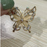 Women's Rhinestone Crystal Butterfly Brooch Pins Elegant Insect Scarf Shawl Corsage Clothing Accessories(Gold), 0.3527 Ounce...