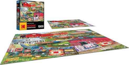 RoseArt - Kodak Premium - Country Compilation - 1000 Piece Jigsaw Puzzle for Adults...