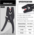 Wire Stripper, knoweasy Wire Stripper Tool with Cutter and 2 in 1 Wire Stripping Tool Works for Electronic,Electric,Automotive from 32 to 7 AWG...