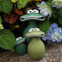 Frog Statues for Garden Big Mouth Frog Statues Waterproof Handmade,Outdoor Frog Decoration Garden Frog Statues Suitable for Decorating Courtyards,...