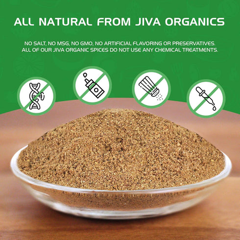Jiva Organics Organic Ground Cumin Powder 7 ounce - 100% Pure & Non-GMO (Ground Cumin Seeds)...