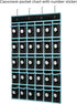 KEEPJOY Pocket Chart Organizer,Cell Phones Calculator Holder for Storage, Hanging Wall Door Caddy for Classroom .(30 Pockets-Black)...