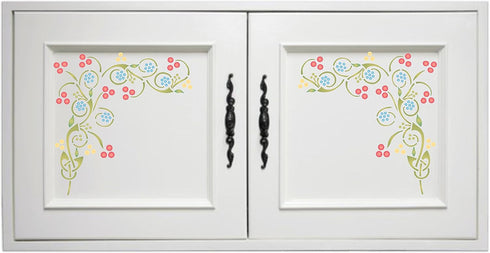 Celtic Corner Stencil, 10.5 x 10 inch - Classic Celtic Knot Corner Stencils for Painting Template...