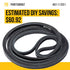WP40111201 Dryer Belt 40111201 Compatible with Maytag Amana Whirlpool Kenmore PS11742271 AP6009126 Multi Rib Wpl PDET910AYW ADE7005AYW MDE508DAYW MDGT236AWW SDE4606AYW ADG7005AWW ALE643RAW MDE2706AYW