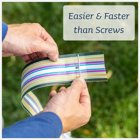 Lawn Chair USA Chair Replacement Lawn Chair Webbing - Webbing for Lawn Chairs. UV-Resistant Straps Made with Durable Polypropylene. Chair Webbing ...