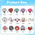 30pcs Silicone Focal Beads for Pens Silicone Focal Beads Bulk Cute Beaded Pen Decor Silicone Beads for Keychain Making,Nurse...
