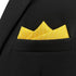 S&W SHLAX&WING Solid Color Yellow Golden Matching Pocket Square...