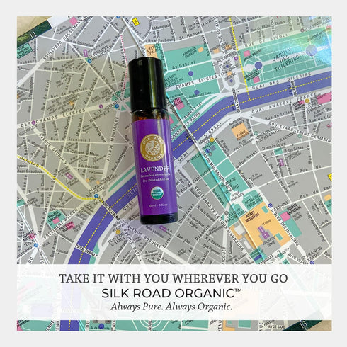 Organic Lavender Essential Oil Roll On, Lavandula Angustifolia, 100% Pure USDA Certified Aromatherapy for Calming, Relaxation & Skin - 10 ml Rolle...