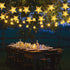 Solar String Lights Outdoor, Solar Powered Star String Lights, 30ft 50LED 8 Modes Waterproof Christmas String Lights for Gardens Patio Landscape X...