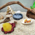 13 Pack Hermit Crab Shells with 2 Pack Food Water Bowl Growth Turbo Seashell Supplies Accessory...
