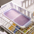 PrepWorks PKS-725 Dishwasher Safe 1 Cup 4 Serving Leftover Soup & Food Storage Freezer Pod Tray with Silicone Lid, Blue & White...