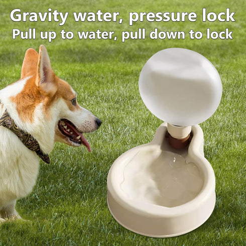 Dog Water Bottle, Lightweight, Wide Caliber, Leak Proof Portable Water Dispenser, Suitable for pet Outdoor Walks, Hiking, Travel, Food Grade Plast...