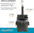 High Road DriverPockets Car Phone Holder Air Vent Pouch and Front Seat Organizer with 3 Pockets, Hanging Hooks and Charging Port......