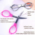 Folding Scissors,16 Pack Safe Portable Travel Scissors,Foldable Small Scissors Small Sewing Scissor,Stainless Steel Telescopic Cutter Used for Hom...