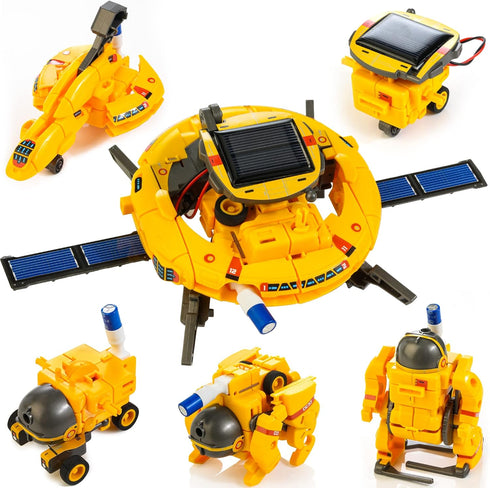 Solar Robot Toys 6 in 1 STEM Projects for Kids Ages 8-12 Science Kits for Boys Girls Solar Power Space Toy Science DIY Gift Educational Experiment...