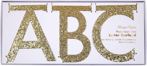 Meri Meri Personalizable Party Banner Kit, 12' Party Garland, Create Your Own Party Message...