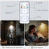 3Pcs Battery Operated Picture Light, Magnetic Led Painting Light with Remote Dimmable and Timer, 3 Lighting Modes Art Display Light for Picture Fr...