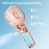 Mini Handheld Fan 1 Pack, Portable Fan 4 Speeds, Cooling Personal Hand Held Fans USB Rechargeable Battery Operated, 180° Foldable Travel Small Fan...