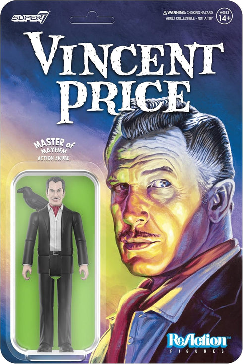 Vincent Price Ascot - Super7 3.75 in ReAction Figure Classic Collectibles and Retro Toys...