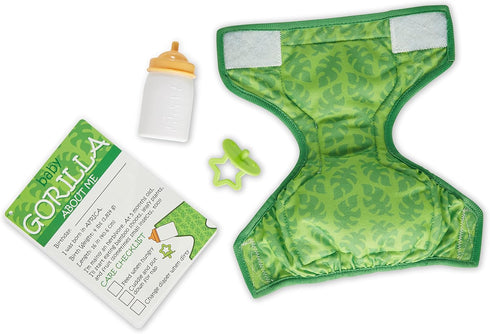 Melissa & Doug 11-Inch Baby Giraffe Plush Stuffed Animal with Pacifier, Diaper, Baby Bottle...