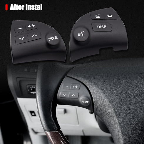 HiSport Steering Wheel Volume Control Switch Button Left and Right - Compatible with Lexus ES350 2006 2007 2008 2009 2010 2011 2012 Steering Wheel...