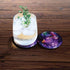 , Purple Marvel Nebula Galaxy Design Absorbent ROUND Fabric Felt Neoprene Car Coasters for Drinks, 2pcs Set...