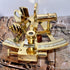 Humaira Nautical 4" Solid Brass Sextant Nautical Working Instrument Astrolabe Ships Maritime Gift...