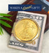 American Coin Treasures Gold Tone Coin Money Clip - Tribute To $20 1933 Saint Gaudens Double Eagle Gold Piece MoneyClip - Holder...