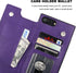 Bocasal Crossbody Wallet Case for iPhone 7 Plus/8 Plus Credit Card Holder PU Leather Kickstand Shockproof Detachable Cross Body Strap Lanyard Magn...