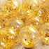 Gold Confetti Balloons, 25 Pcs Thickened 12 Inch Clear Latex Balloon with Confetti Inside for Graduation Decorations Engagement Bridal Shower Part...
