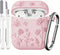 Compatible with Airpods Case - Flower Engraved Soft Silicone Case for Airpods 2nd Generation Case - Cute Case for Airpods Case 1st/2nd Generation ...