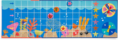 Mudpuppy Let’s Take A Swim – Magnetic Racing Game with Travel Friendly Tri-Fold Board for Children Ages 4-10, 2-6 Players...