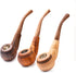 Dr. Watson - Wooden Tobacco Pipes, Set of 3, Classic Shape, Handmade from Natural Wood...