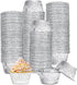 Aluminum Foil Baking Cups, 150 Pack Disposable 3 Oz Ramekins Aluminum Cupcake Muffin Liners Silver Foil Baking Cups for Egg Tart, Baking, Cupcake,...