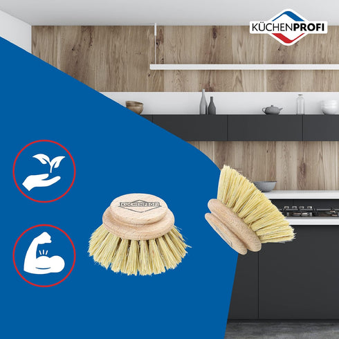 2-Pack Replacement Brush Refill for Classic Dish Washing Brush...