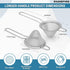 Stainless Steel Small Strainer Fine Mesh Strainer, Mini Cocktail Strainer For Cocktails Tea Herbs Coffee & Drinks, Tea Strainer with Handle, Rust ...