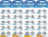AG10 Button Cell Batteries LR1130 Battery 1131 389 390 189 LR54 Battery for Calculator (40 Count (Pack of 1))...