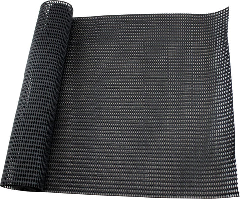 Dependable Industries inc. Essentials Non-Adhesive Shelf and Drawer Liner, 12" x 36", Black - Anti-Slip, Durable, Trim to Fit for Kitchen Cabinets...