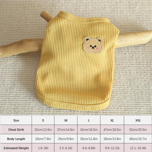 RichePet 4 Pieces Dog Shirts with Breathable and Comfort Small Medium Dog cat pet Clothing Spring Dog Outfits for Small Puppy Cat Pets (X-Large), ...