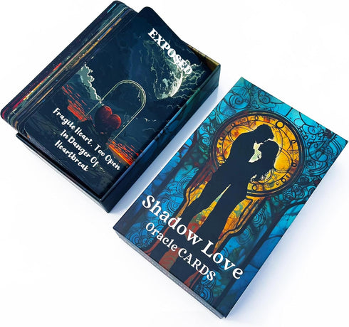 Shadow Love Oracle Deck, Love Relationships Oracle Cards, love messages oracle cards, Insightful Self-Reflection Oracle Cards Deck for Beginner...