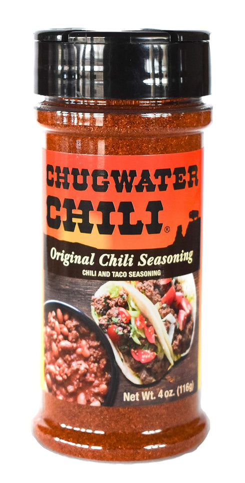 Chugwater Chili | Gourmet Chili Seasoning Mix & Taco Seasoning | 4oz Bottle | Wyoming State Championship Chili Recipe | Secret Blend 12 Spices | A...