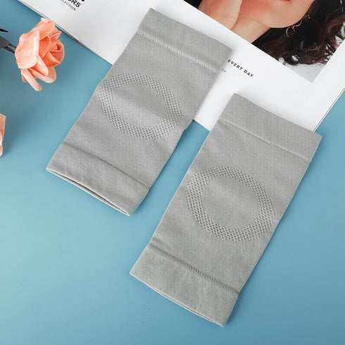 Elbow Brace Compression Sleeve Nylon Tennis Golfers Elbow Joint Support Sports Protection Arm Support Sleeves Pain Relief Pads for Women Men (Gray...