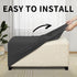 Easy-Going 100% Dual Waterproof Stretch Ottoman Cover Rectangle Folding Storage Stool Furniture Protector Soft Slipcover for Living Room with Elas...