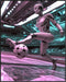 Posterizer 1 pcs-Futuristic football-soccer robot kicking a ball-Sports & Hobby Art Gifts for sports fans Decor for Home & Office- unframed wall a...
