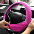 Car Steering Wheel Cover Silicone Steering Wheel Cover 13 Colors for Choice (Pink)...