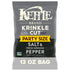 Kettle Brand Potato Chips, Krinkle Cut, Salt & Ground Pepper Kettle Chips, Party Size, 13 Oz...