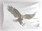 Lunarable Eagle Pillow Sham, Bald American Avian Animal of Freedom an Liberty of USA National Bird, Decorative Standard King Size Printed Pillowca...