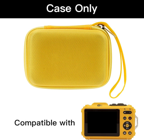 Waterproof Camera Case Compatible with Kodak PIXPRO WPZ2 - Provides Rugged Protection.(Case Only) (Yellow)...